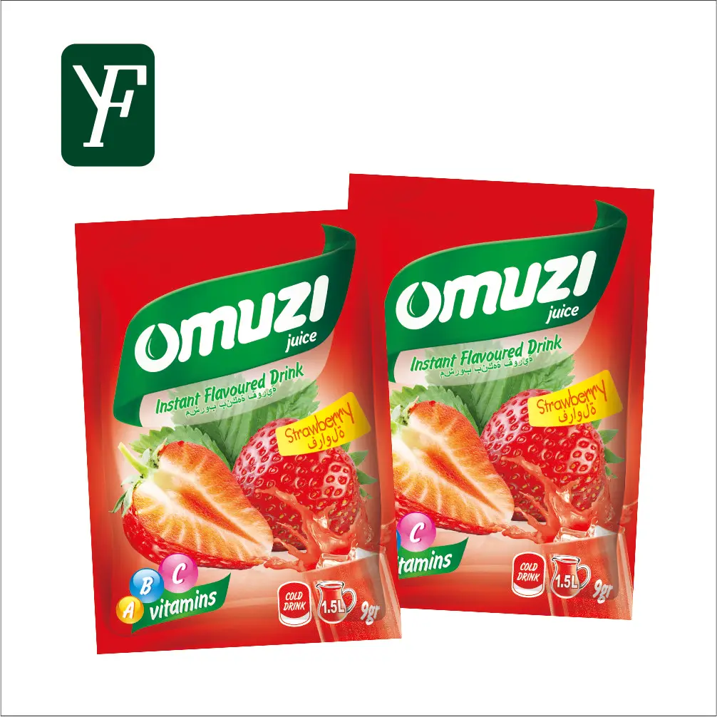 Instant Soft Cold Drink Strawberry Fruit Flavored Drink Powder