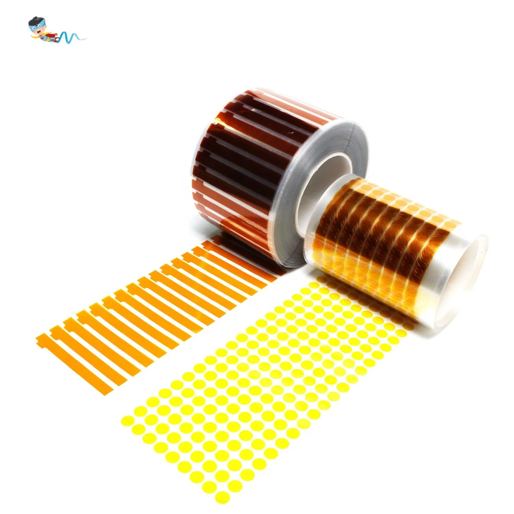 3- Die Cutting Polyimide Pi Film with Silicone Glue ESD Kaptons Self Adhesive Tape Disc Dot