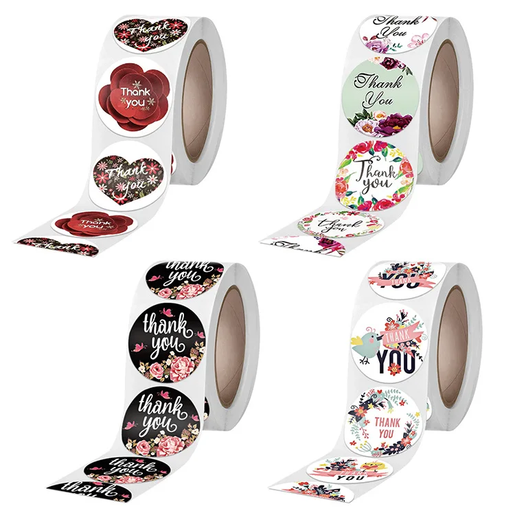 
scratch and sniff stickers packaging logo thank you stickers for small busines Waterproof food sticker printing 