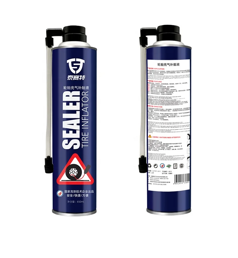 Tire sealer inflator , tubeless tyre sealan tyre sealant liquid