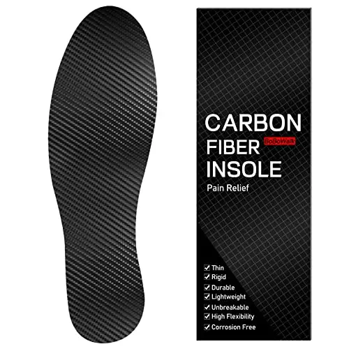 Anti Slip Sport Shoe Insert Strong Arch Support Shock Absorbing Carbon Fiber Insole