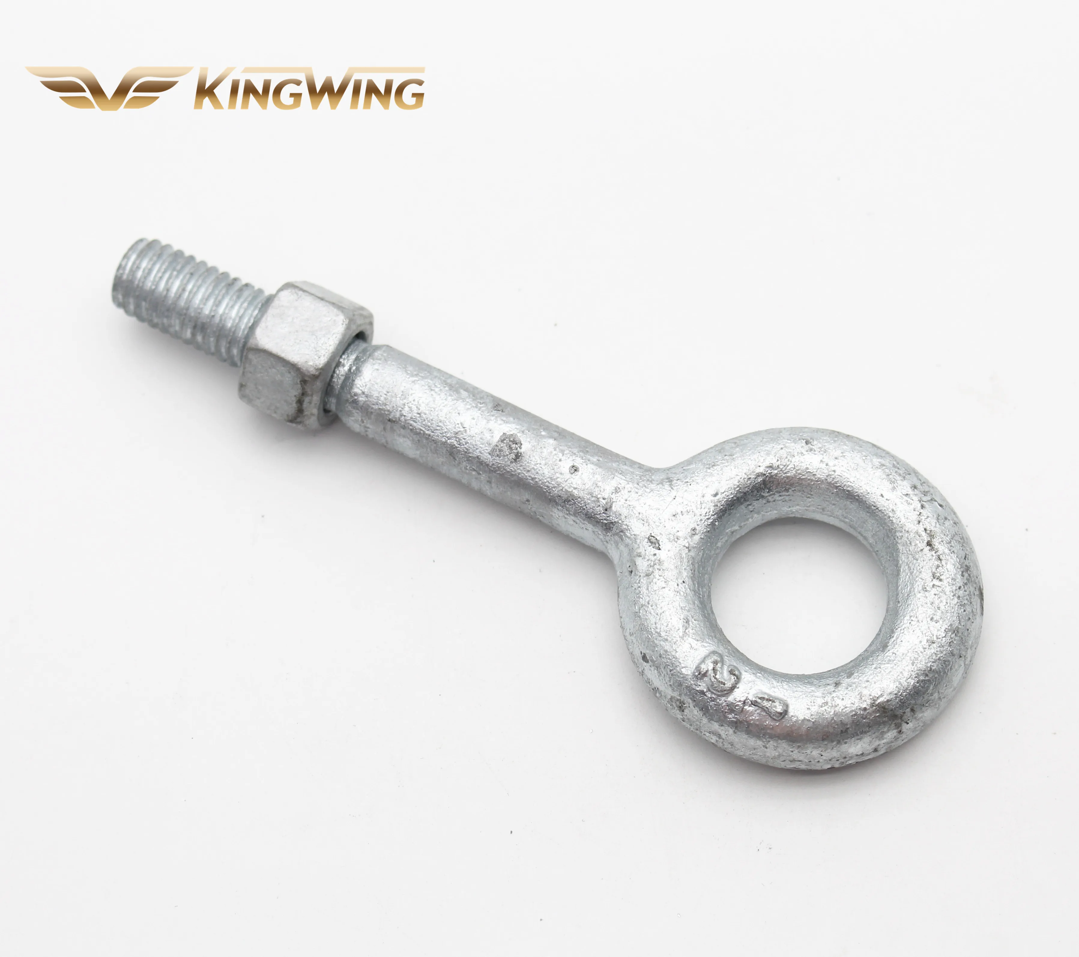 G- 291 US Type  Hot Dipped Galvanized HDG Carbon steel Regular lifting Nut Eye Bolt with Imperial Threads
