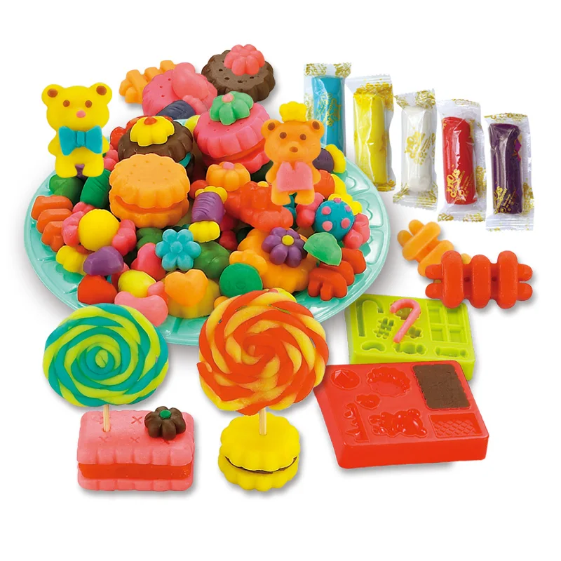 
 Лидер продаж на Amazon, многоцветная глина, фрукты, сэндвичи, пончики, пикник, пицца, торт, лептеста, набор инструментов, лидер продаж Aliexpress  