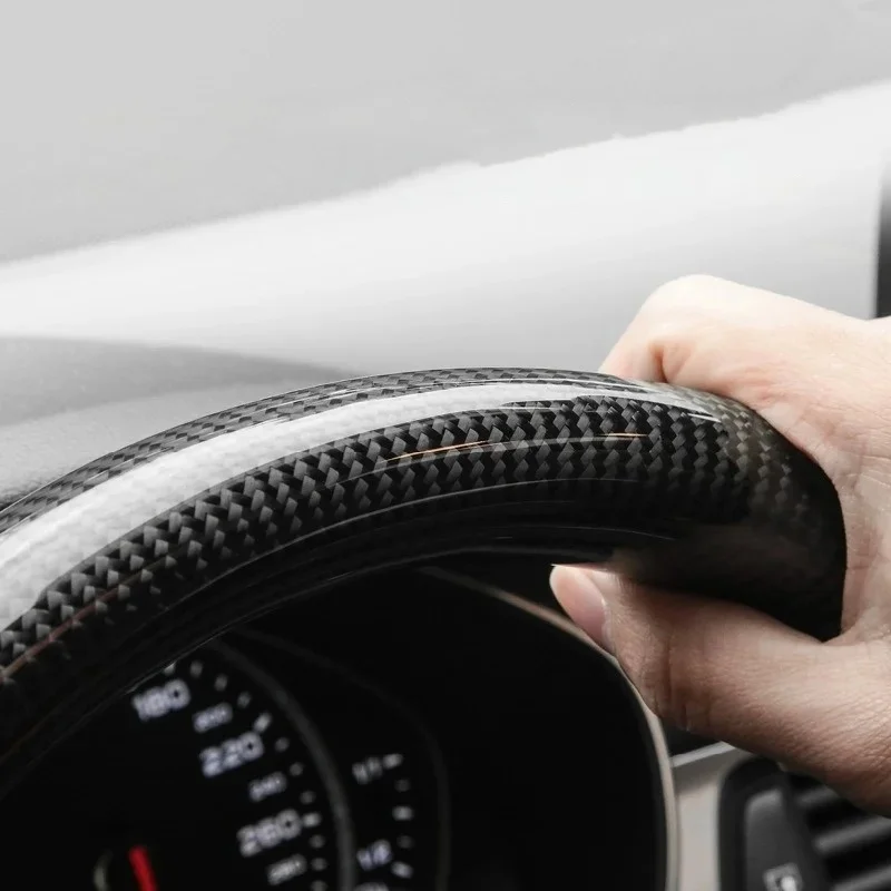 Высокое качество руль из углеродного волокна для Audi полный диапазон R8 A3 A4 A6 A8 L S Q2 Q5 Q7L 8V B8 C7 D4 горячая Распродажа автозапчасть