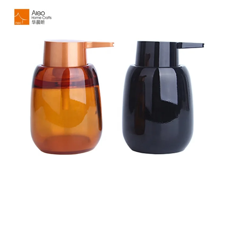 High Capacity Hotel Bathroom Empty Gel Body Lotion Shampoo Resin Foam Soap Pump Bottle Liquid Soap Dispenser Set