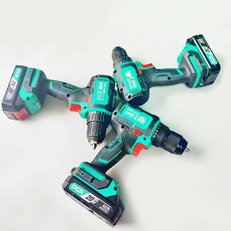 DCA-2055AW 20V 60n. m Electric Hand Drill Set Portable Brushless Lithium Battery Multifunction Cordless Electric Screwdriver