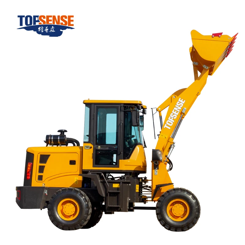 China all famous brands mini wheel loader small diesel farm loader factory price 1.2ton 1ton YT265 front end loader for sale