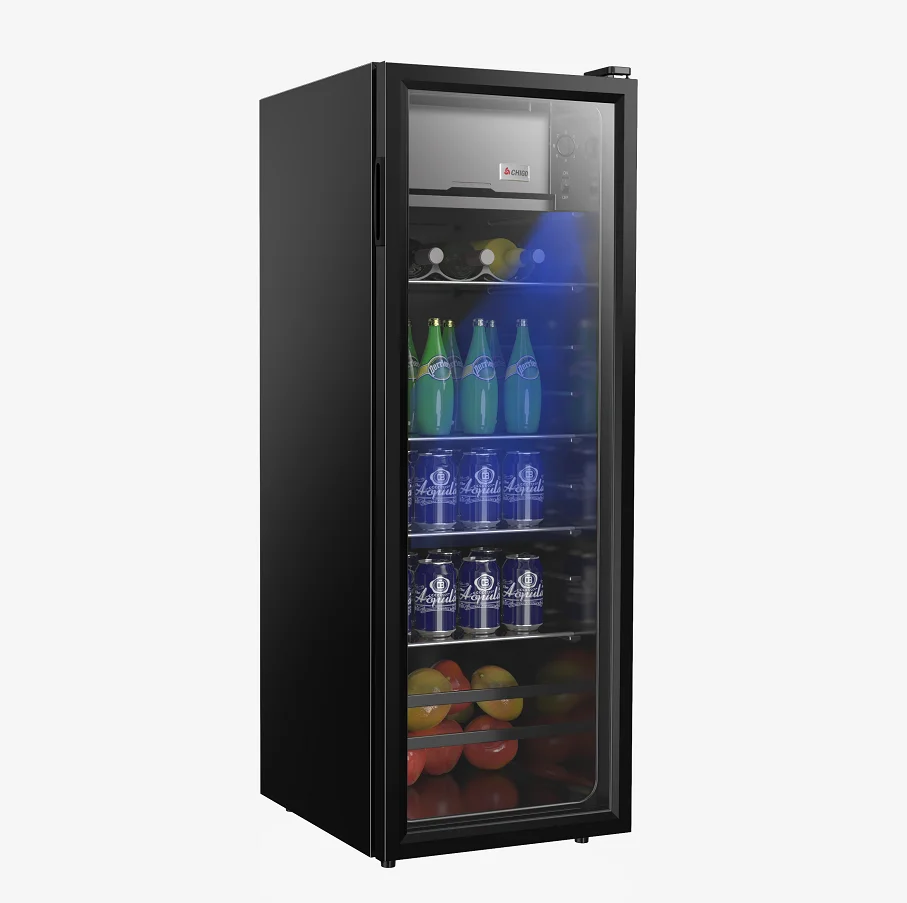 SC-138 Mini bar Glass Door Single Door Refrigerators