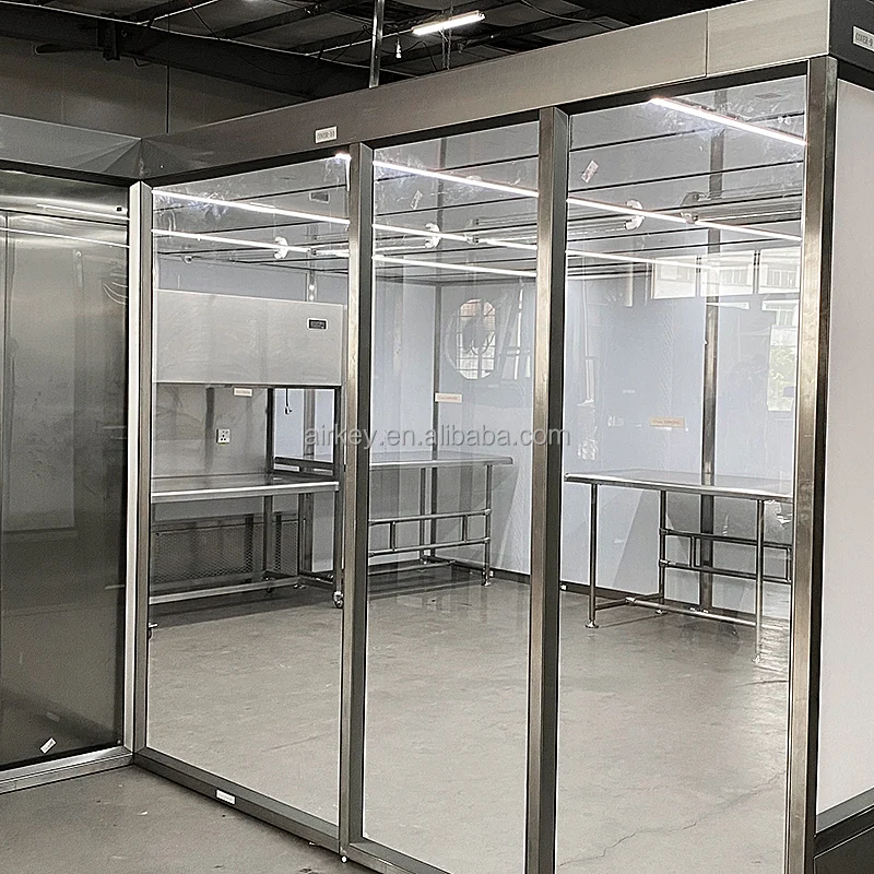 ISO 8 Fastin Clean Room With Hepa Fan Filter Unit portable Sterile Dust Free For Laboratory Used