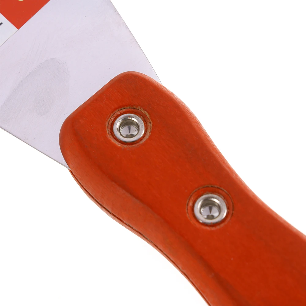 Quality hot sale long wood handle professional drywall paint scraper stainless steel putty knife