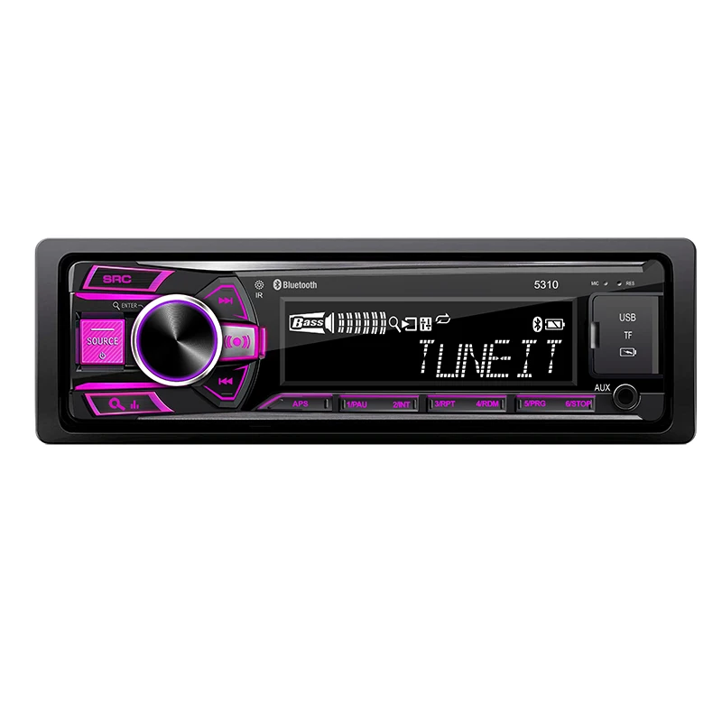 Universal LCD 1 Din Stereo Car MP3 Player with BT FM AUX Radio Car Audio System