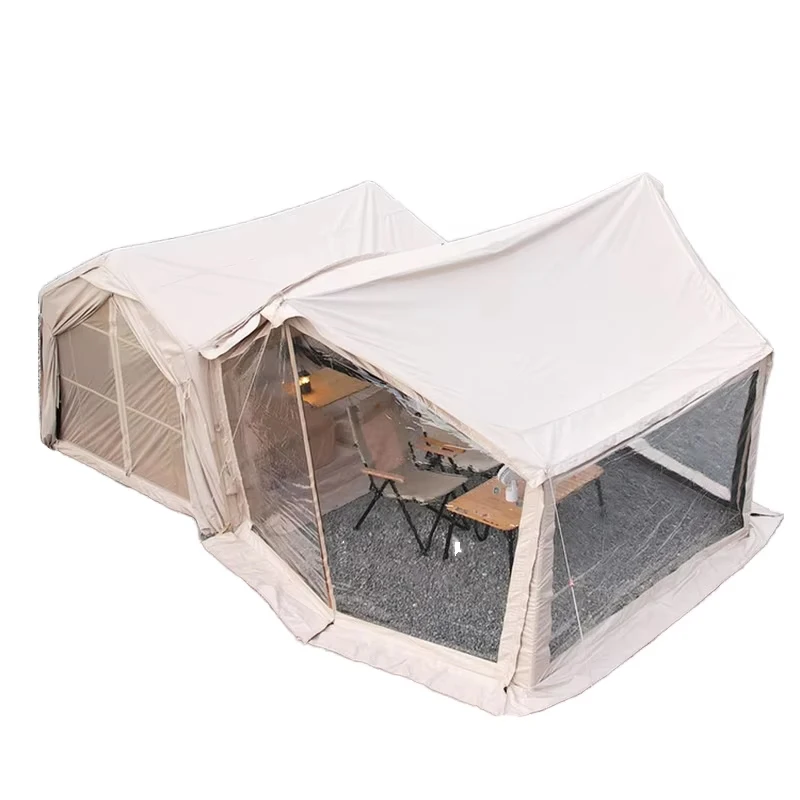 Hot family outdoor camping inflatable tent Automatic pop-up air tent waterproof sunscreen trade show tent