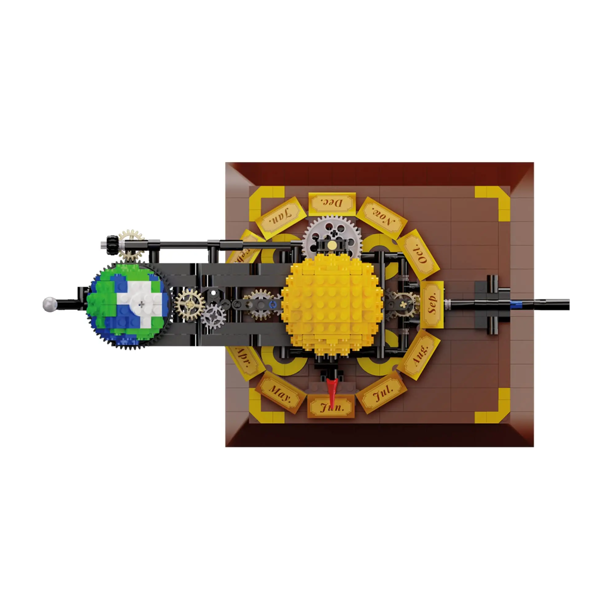 New Cada technic C71004 The Solar System Children Learning Educational Legoi Star Building Block Toy Lepini