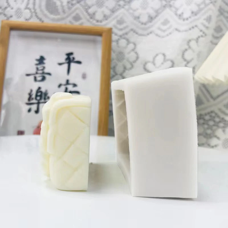 Top Selling Luxury Fashion Women Handbag Candle Silicone Mould cake Soap Supplies Wax mold