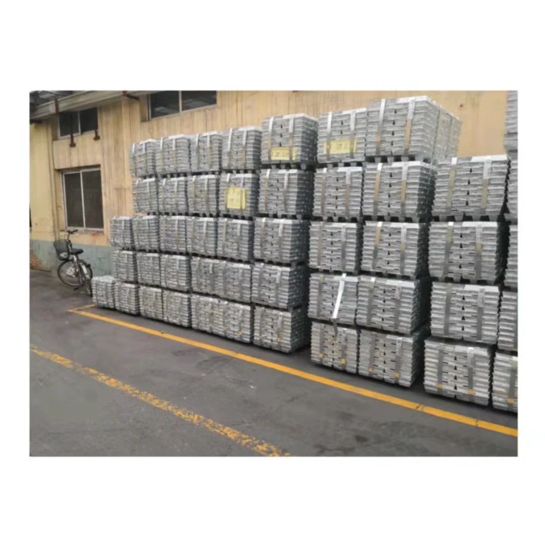Zinc Metal Ingots Pure Zinc Ingot 99.99% 99.995% Zinc Ingots
