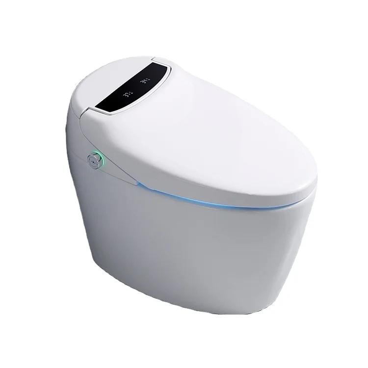 Bathroom chinese smart toilet bowl pissing wc european smart toilet intelligent round 1 piece smart toilet automatic