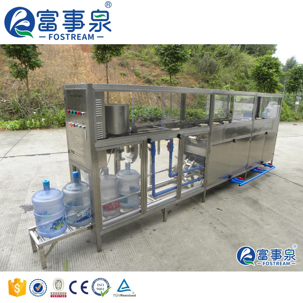 Guangdong First Automatic 18L 19L 20L 5 Gallon Plastic Bottle Jar Barrel Water Filling Plant
