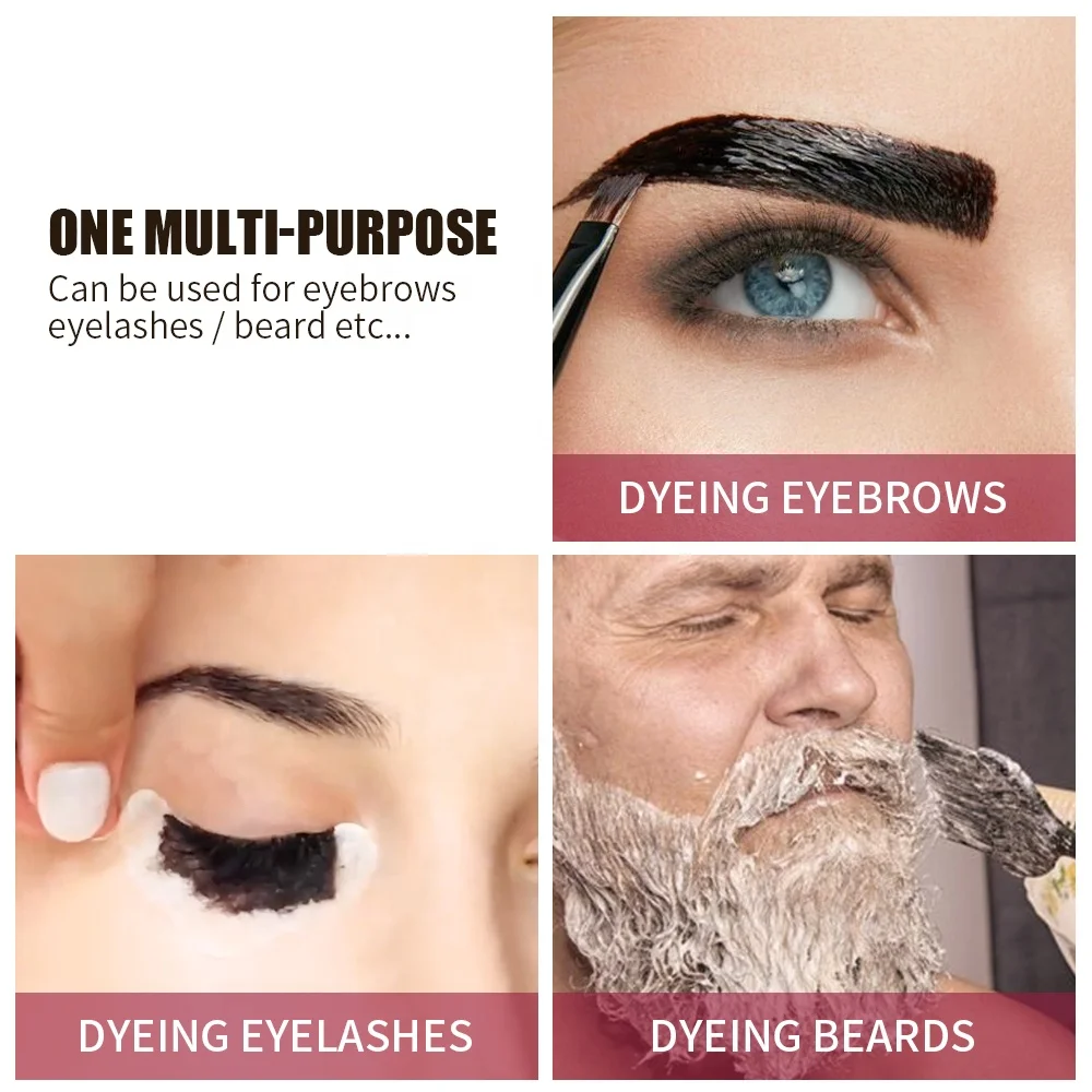 Private Label High Quality Tintes Para Cejas Eyebrow Enhancers Gel Waterproof Lash And Eyebrow Tint Dye Kit