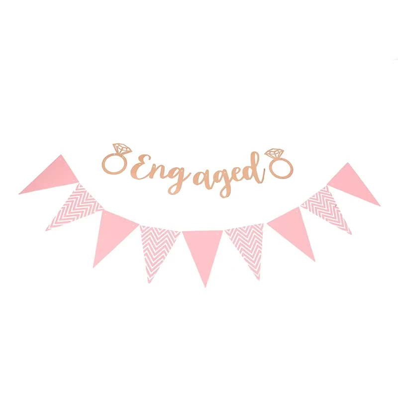 Pennant Party Flag Retro Design Graphics Can Be Customized Party Decoration Layout