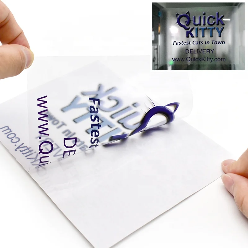 Custom printing waterproof self adhesive PVC static cling sticker for window decoration