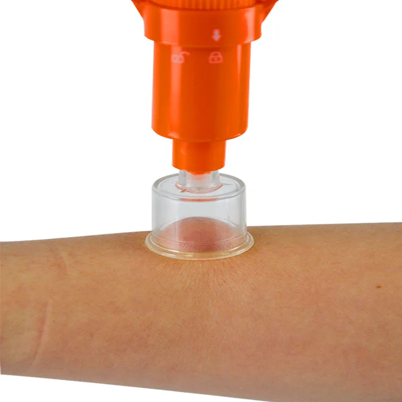 Colorful Snake Bite Kit with Emergency First Aid Supplies Venom Extractor Suction Pump Bite and Sting First Aid kit for Hiking