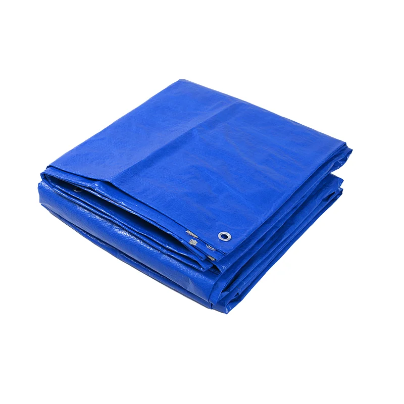 Agriculture Grain Sun-Cure Waterproof Moisture Resistant Polymer Woven Fabric Aluminum Eyelets Tarpaulin Weights