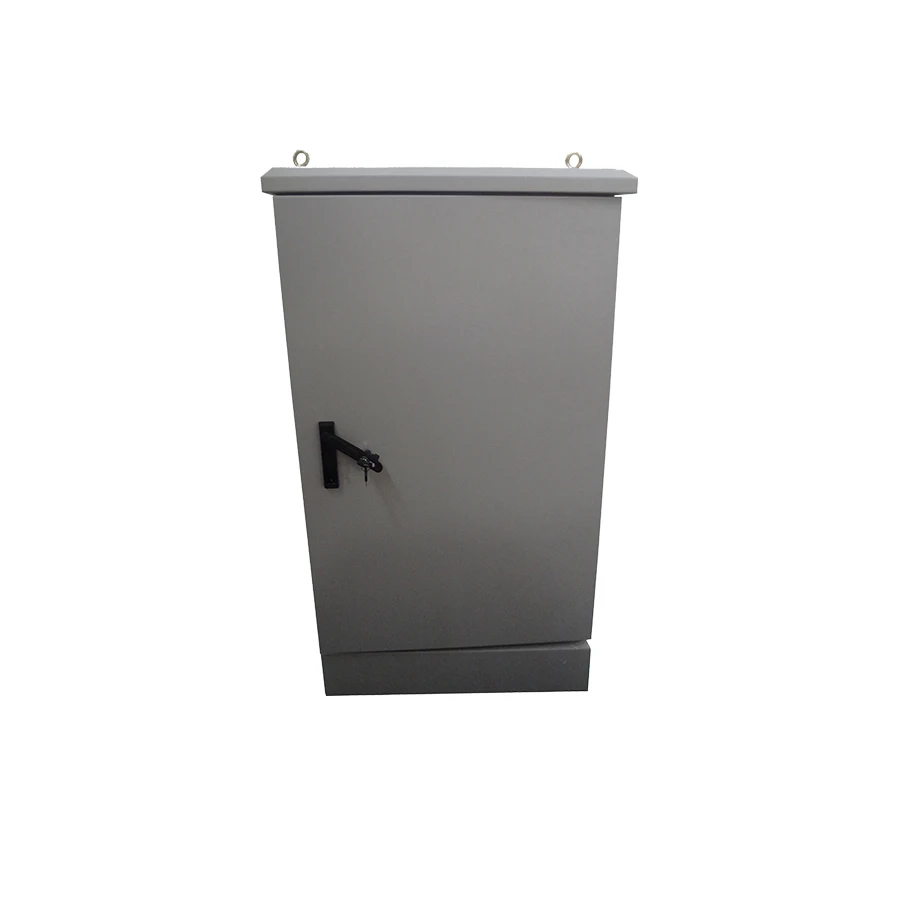 19' 27U Outdoor Street Cabinet with Air Conditioner Cooling System