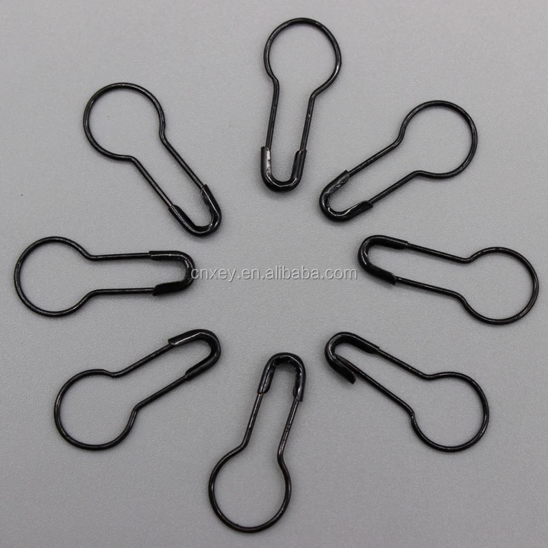 clothing hang tag pins 2.2cm length COPPER gold black safety pins for Garment tag pin