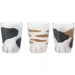 Creative Frosted Cat Claw Glass Water Coffee Cup