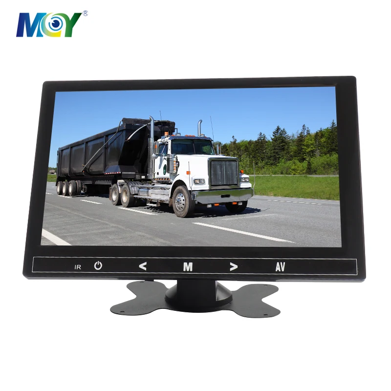 1080P 24V 9 Inch VGA AV BNC TV Computer Display LCD Color Screen Backup Bus Monitor For Truck
