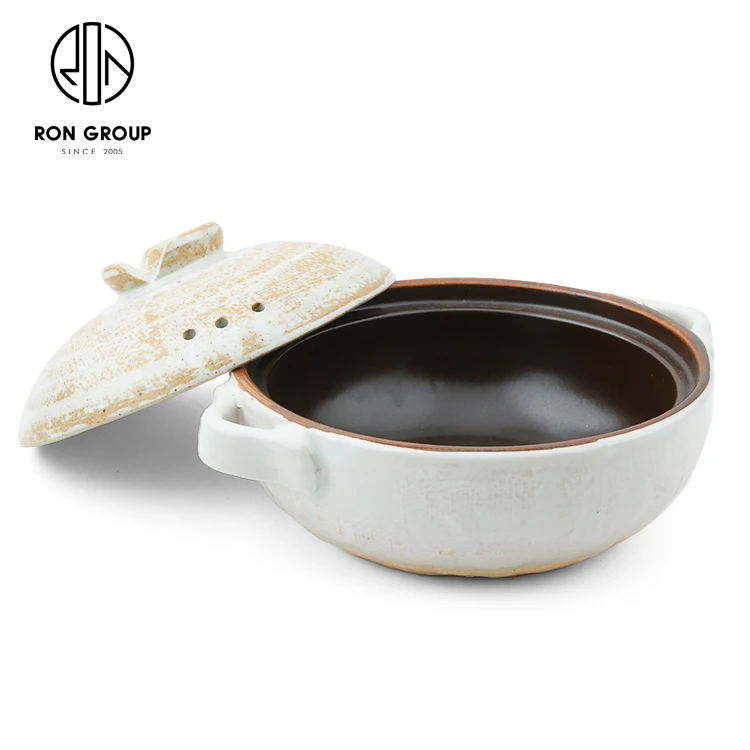 Ceramic Casserole Japanese Clay Cooking Pots Kitchen Soup Food Warmer Cookware Sets Hotel Catering Hot Casseroles Pot With Lid