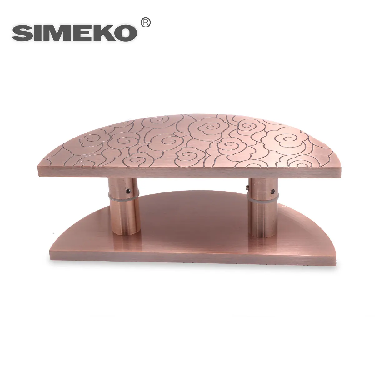 SK-S02 Classical craft 304 Stainless Steel Brass Zinc Alloy Grade Bronze Finish Pull Glass Door Handle