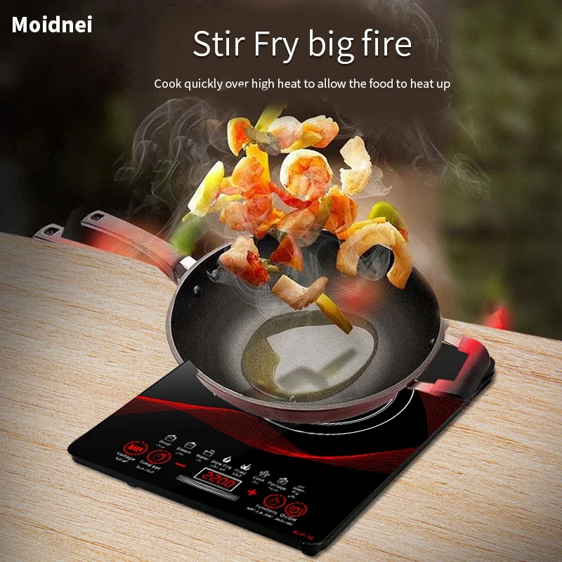 High Power Electric Induction Stove Cooker Small Kitchen Appliance Touch Screen Halogen Gas Better Circuit Household Hotels