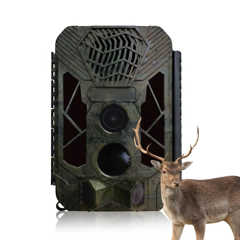 MZJ Optics 20MP 512GB Dual Lens Tracking Camera Built-in Bird and Beast Sounds Wildlife Camera IP66 Bird repeller hunting camera