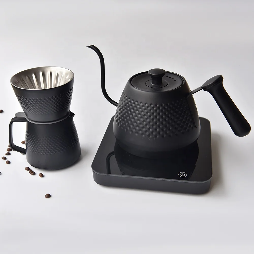 2020 Promotion New Fashion 304 Stainless Steel Eco Coating Quick Heating Japan Korean Stylish Gooseneck Electric Kettle