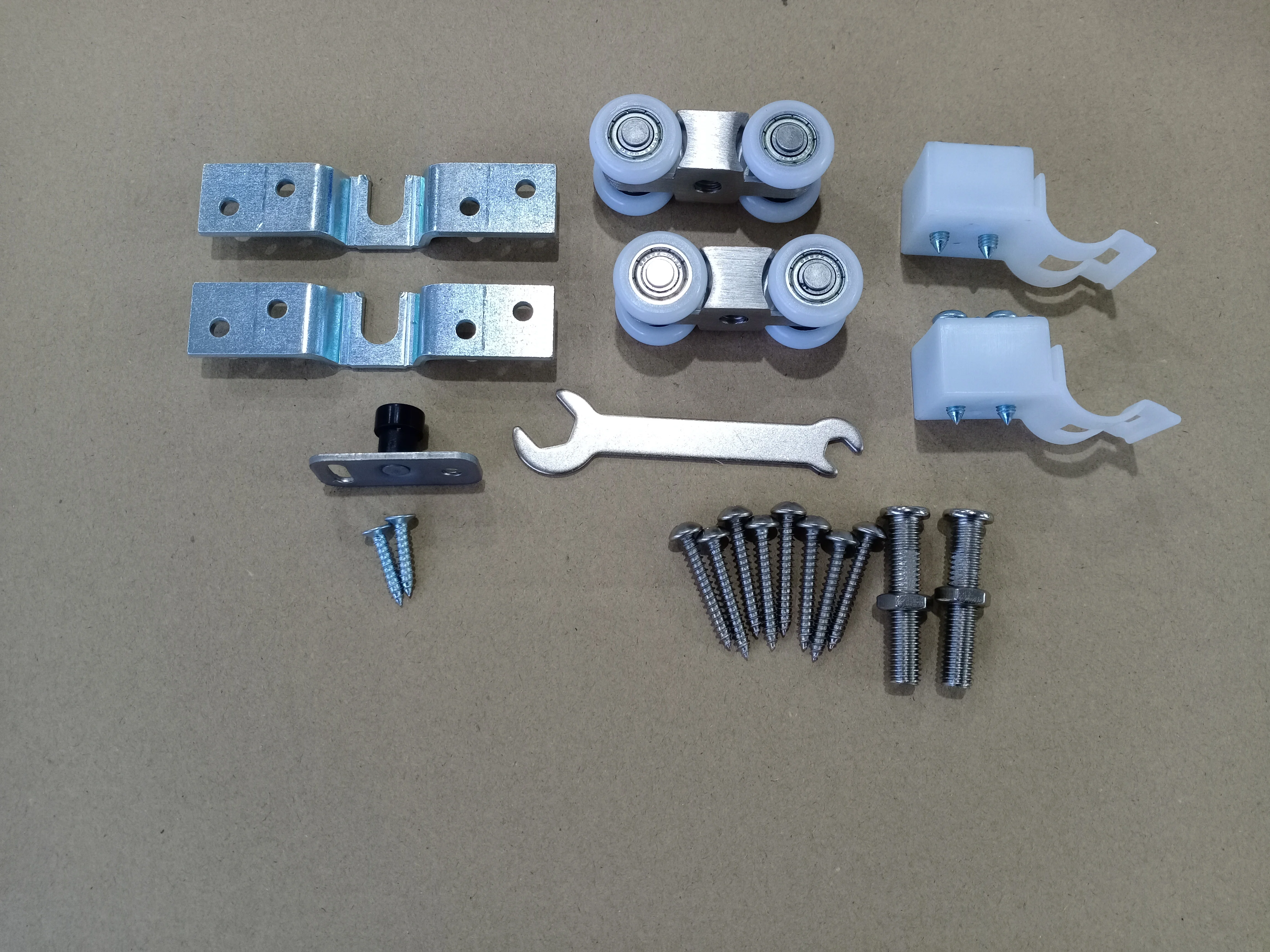 CFA-115 (1 pair/set) Hanging Sliding Door Hardware Wheels Hangers Roller Set