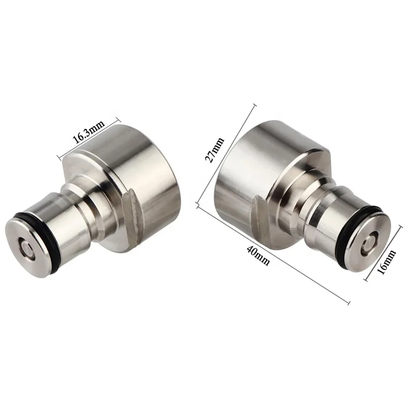 Ball Lock Keg Coupler Adapters for Sankey to Ball Lock Quick Disconnect Conversion Kit with FPT 5/8 Thread for Home Brewing