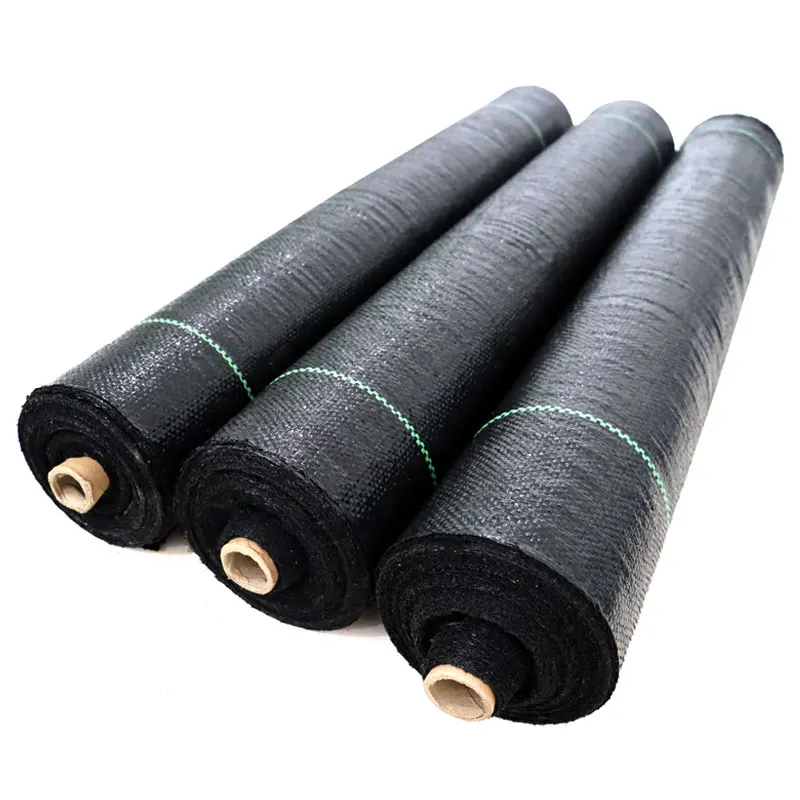 greenhouse agriculture heavy duty woven anti weed barrier control ground cover mat landscape fabric