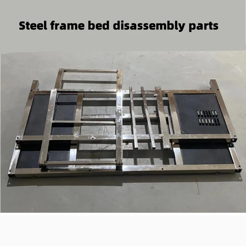 Split steel frame shampoo bed is removable and portable