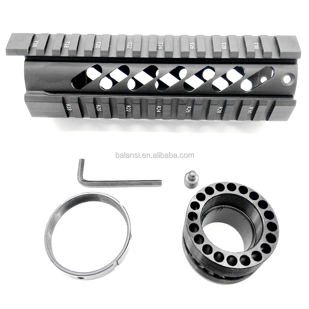 7 inch M4 M16 Free Float Quad  ar 15 Handguard Picatinny Mount 7 inch for ar15  m4 m16