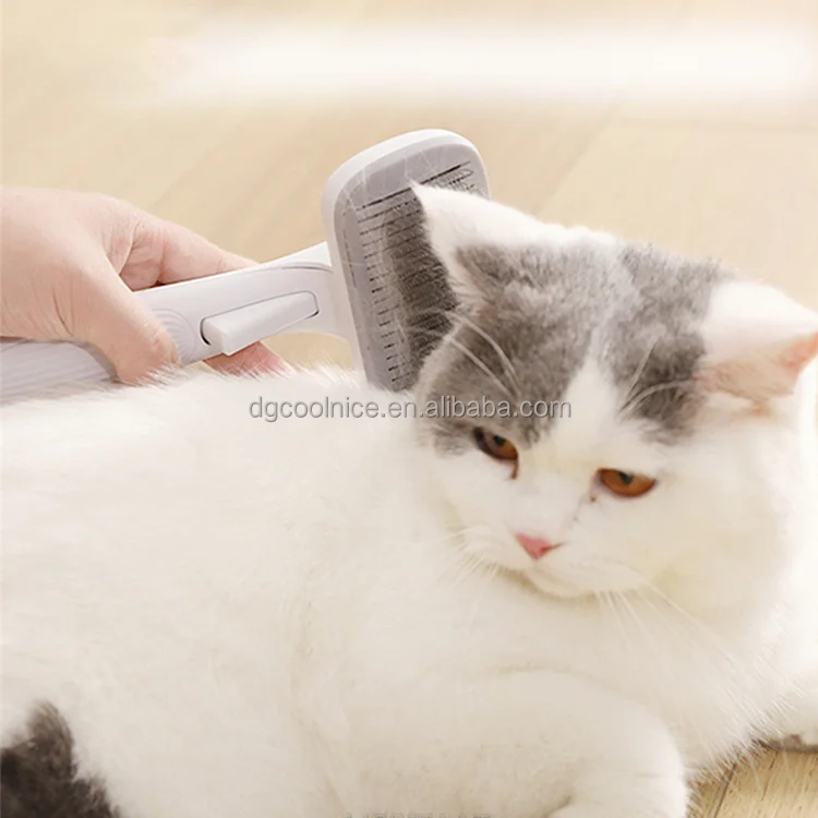 Multi-functional colorful Pet Dryer Brush Self Cleaning Brush Grooming Tool Pumpkin Pet Dog Slicker Pet Brush