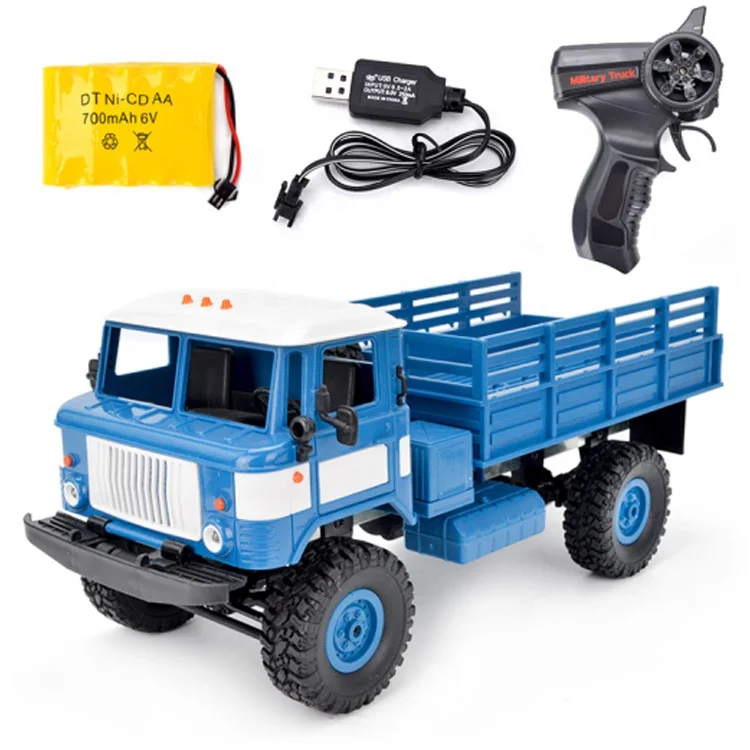 2 4 г 1/16 RC 4WD военный грузовик RTR с подсветкой 4x4 внедорожник Внедорожник