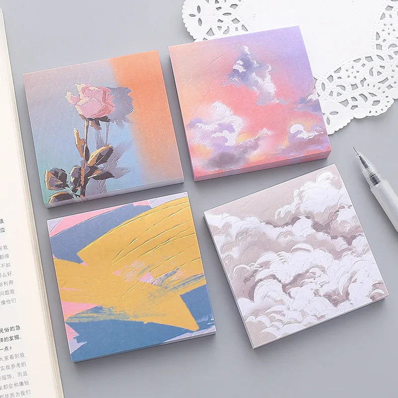 Custom Personalized Kawaii Stationery Notebook Student Sticky Notes Memo Pad  Message Book Custom It Post  Notes Stickers