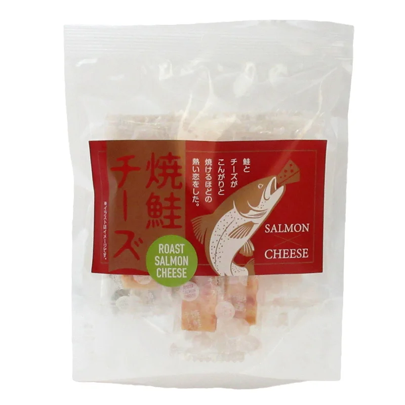 Japanese cheese flavoured grilled salmon snacks wholesale supplier