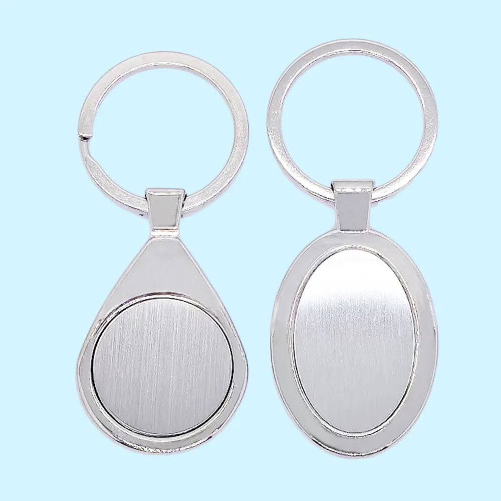 Factory Wholesale Metal Key Chains Custom Logo High Quality Blank Keychains