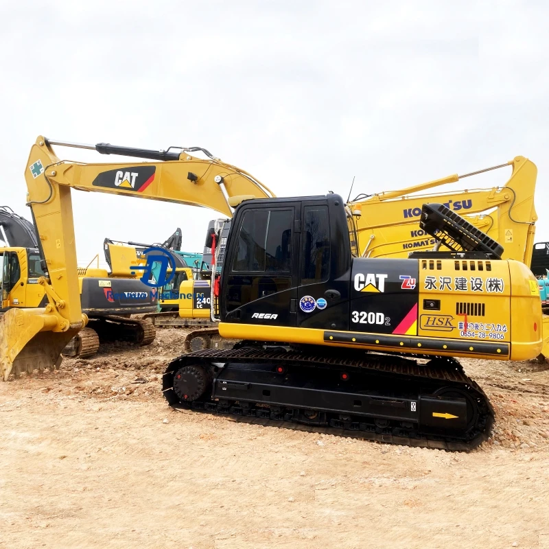 Новое поступление экскаватор CAT 320 б/у 20 тонн гусеничный 320C 320D подержанный в наличии