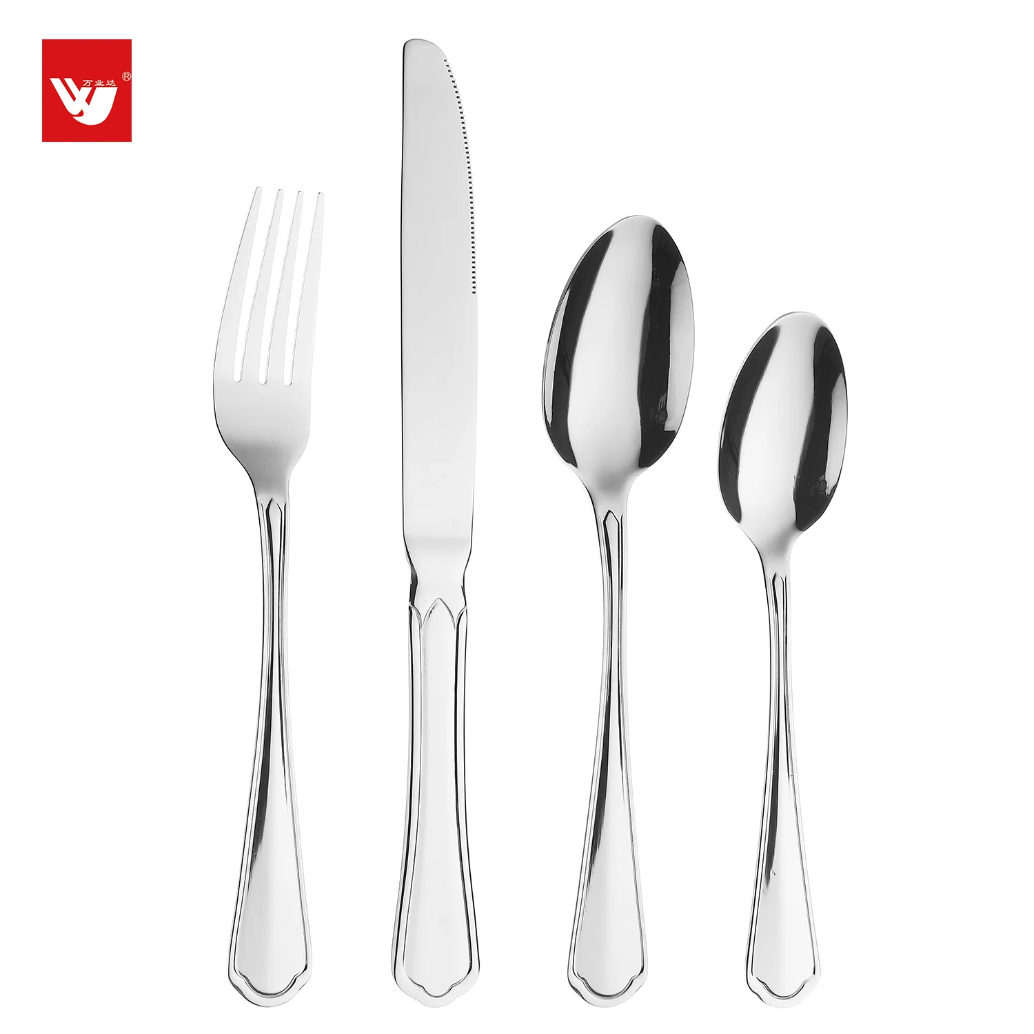 best selling palace cutlery set silverware set stainless steel 410/430/201 flatware set for wedding restaurant