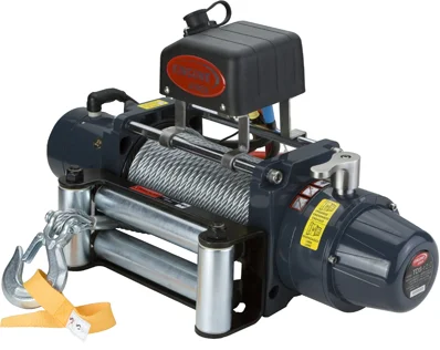 KINGONE 12000lbs recovery winch off road winch electric winch with wire rope