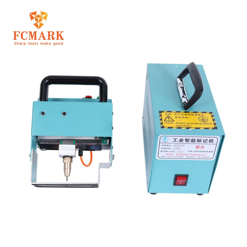 30*80mm Factory Price Handheld Steel Nameplate Vin Chassis Number Dot Peen Metal Engraving Machinery Marking Machine