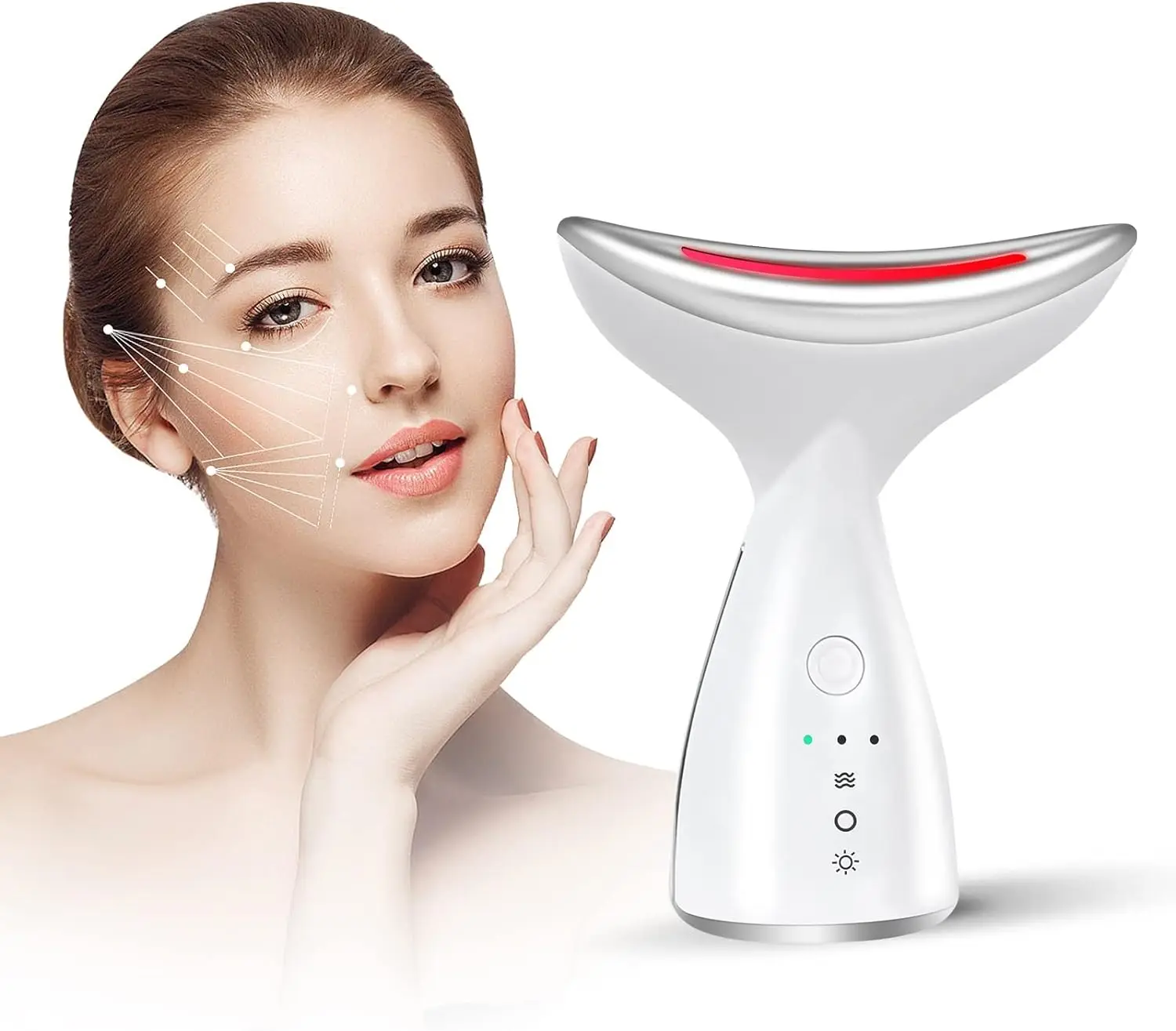 shein wholesale Hot Sale New Products Multi-functional V Face and Neck Massager Home Use Beauty Equitment